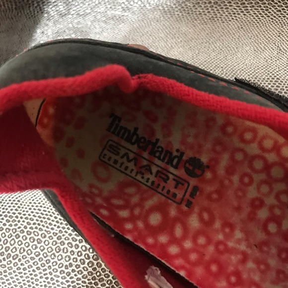 Women’s red and black Timberland smart comfort system 8M - Picture 8 of 10